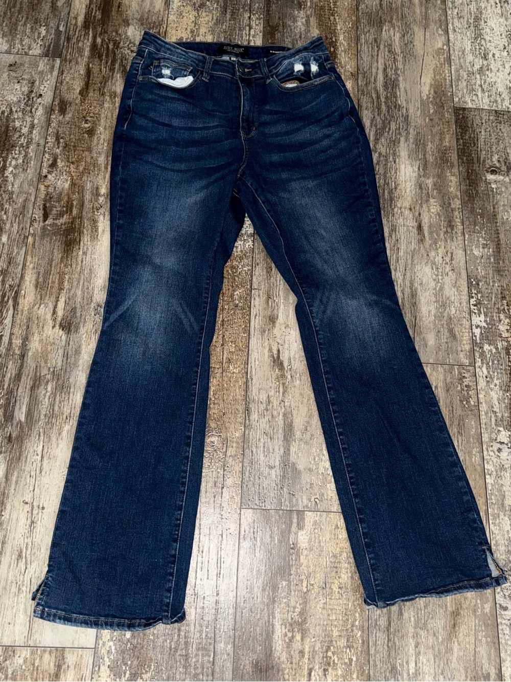Judy Blue style JB88290-R, described as high-rise slim bootcut western, PBR